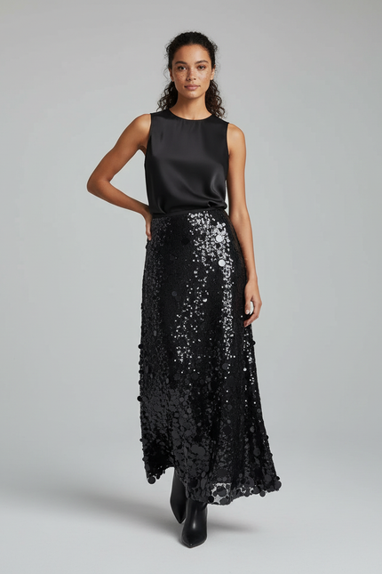 Jupe Paillette Grande Taille