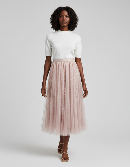 Jupe Longue Tulle Paillette