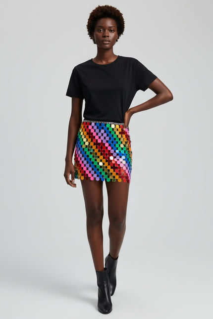 Jupe Short Pailleté