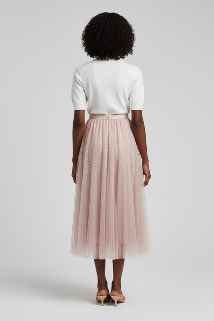 Jupe Longue Tulle Paillette