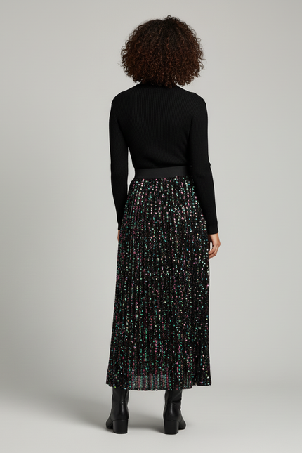 Jupe Paillette Longue Scintillante Chic
