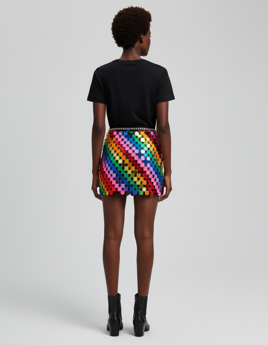 Jupe Short Pailleté