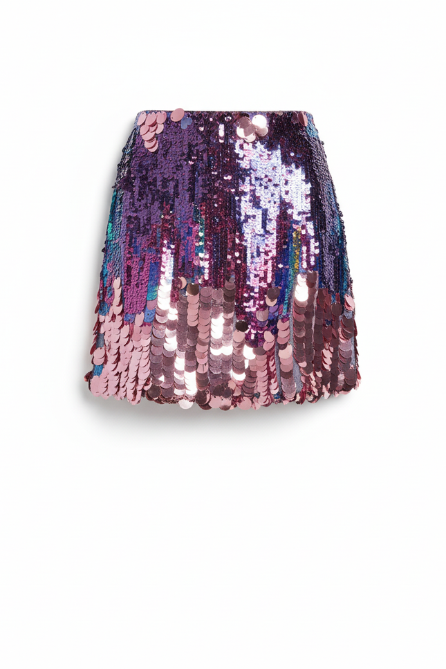 Jupe Violette Paillette