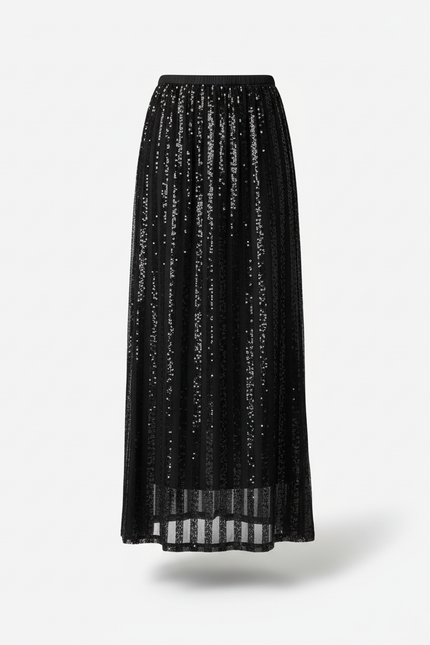 Jupe Longue Paillette Femme