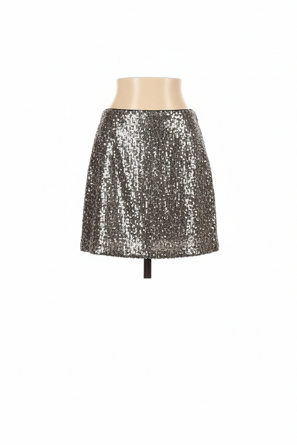 Jupe Paillette Dorée Mini Chic