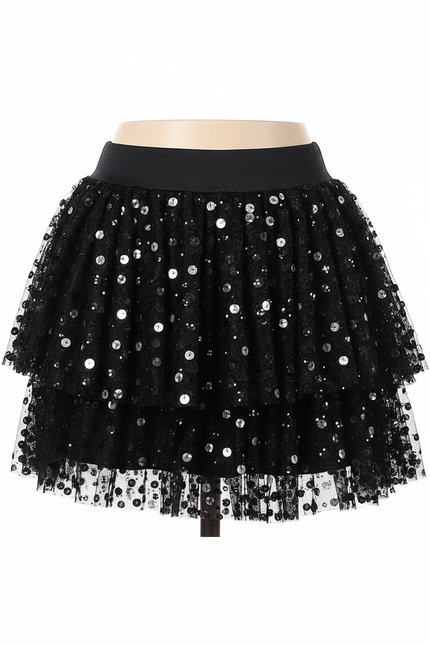 Jupe Paillettes Noires