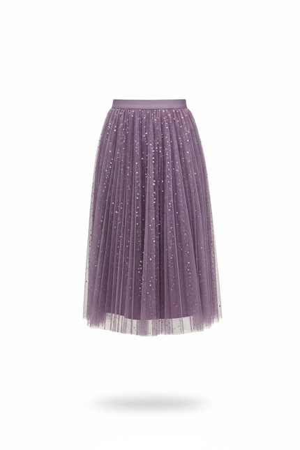Jupe Transparente Paillette