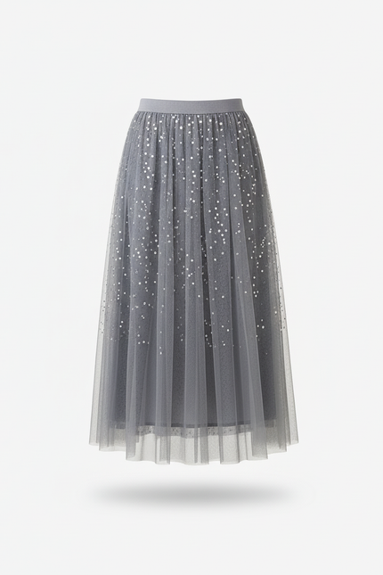 Jupe Paillette Bleu