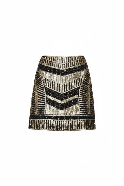 Jupe Noir A Paillette