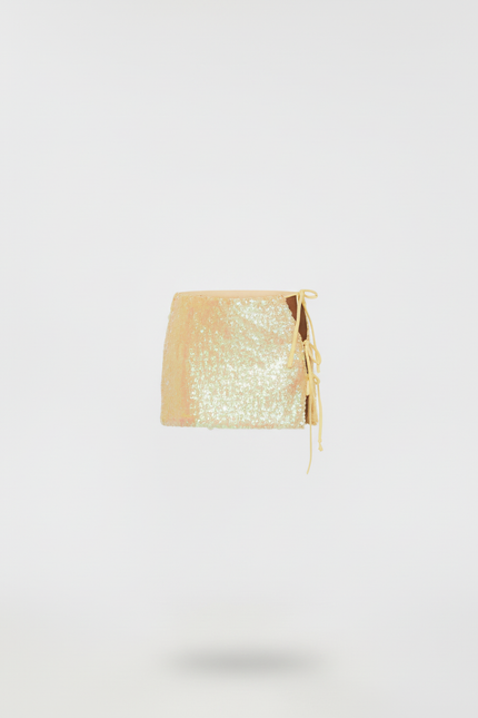 Jupe Paillette Mini Fendue Chic
