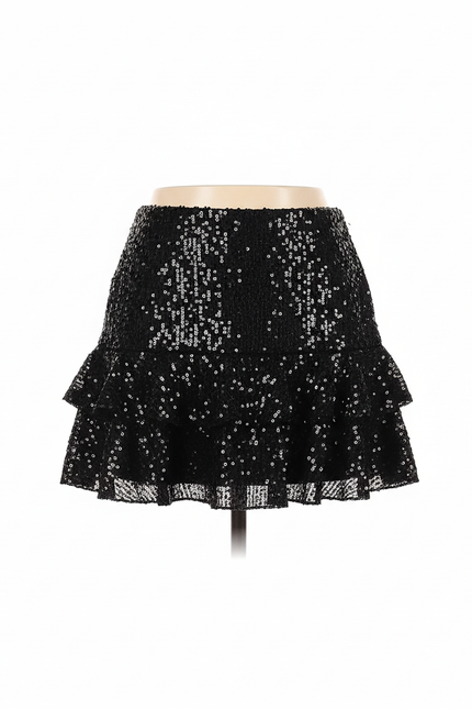 Jupe Paillette Mini Volants Chic