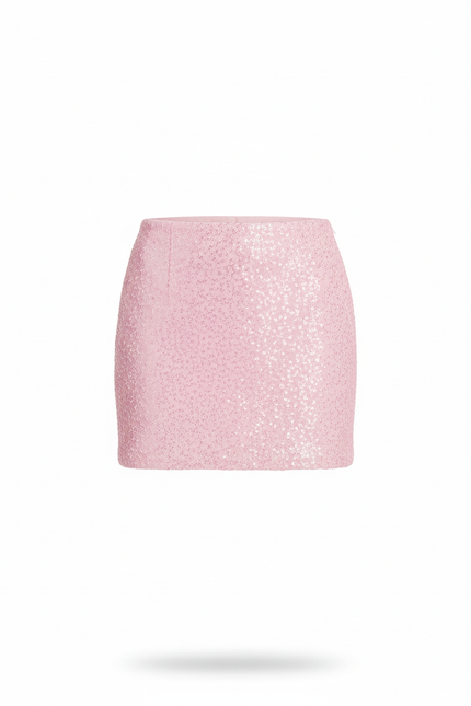 Jupe Paillette Rose Mini Chic