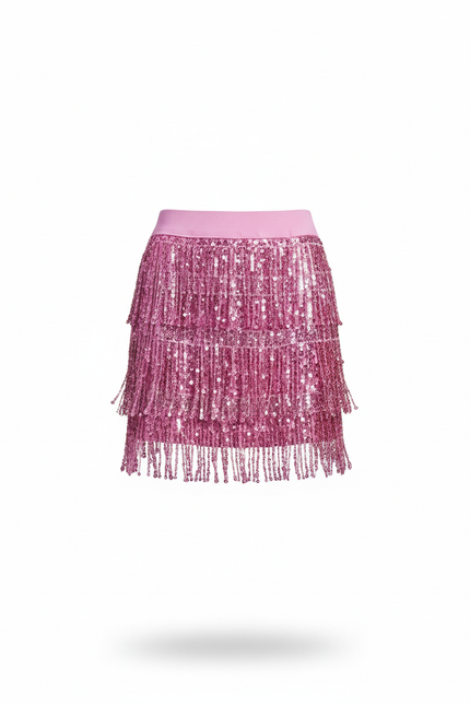 Jupe Paillettes Rose